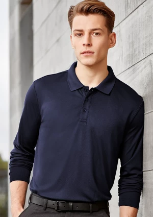 P206ML - Action Mens Long Sleeve Polo