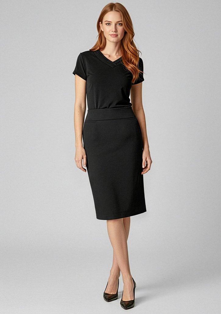 BS29323_Talent_Black_01_R_GxVgYhh BS29323 - Womens Classic Below Knee Skirt