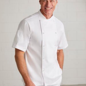 CH232MS_Talent_White_00_T2O6gOc CH232MS - Mens Zest Short Sleeve Chef Jacket