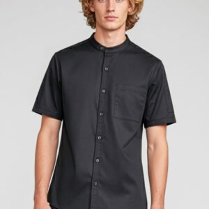 CH329MS_Talent_Black_01 CH329MS - Mens Salsa Short Sleeve Chef Shirt