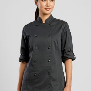 CH430LL_Talent_Black_01_cAbSn4g CH430LL - Womens Gusto Long Sleeve Chef Jacket