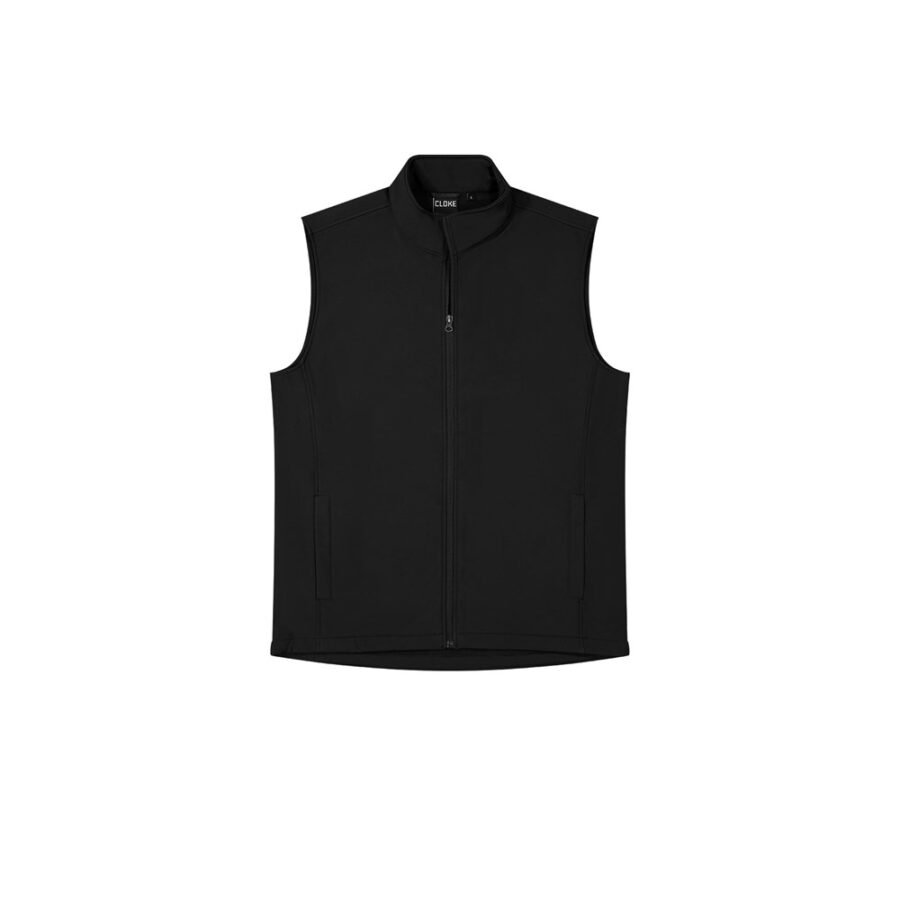 CLOKE-SVA-Balfour-Softshell-Black-F SVA - Balfour Softshell Vest - Mens