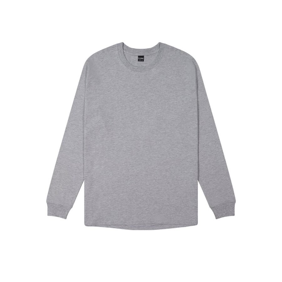 CLOKE-T403-Loafer-Tee-Grey-Marle-F T403 - Loafer Tee - Men's