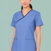 H10722 - Womens Contrast Scrub Top