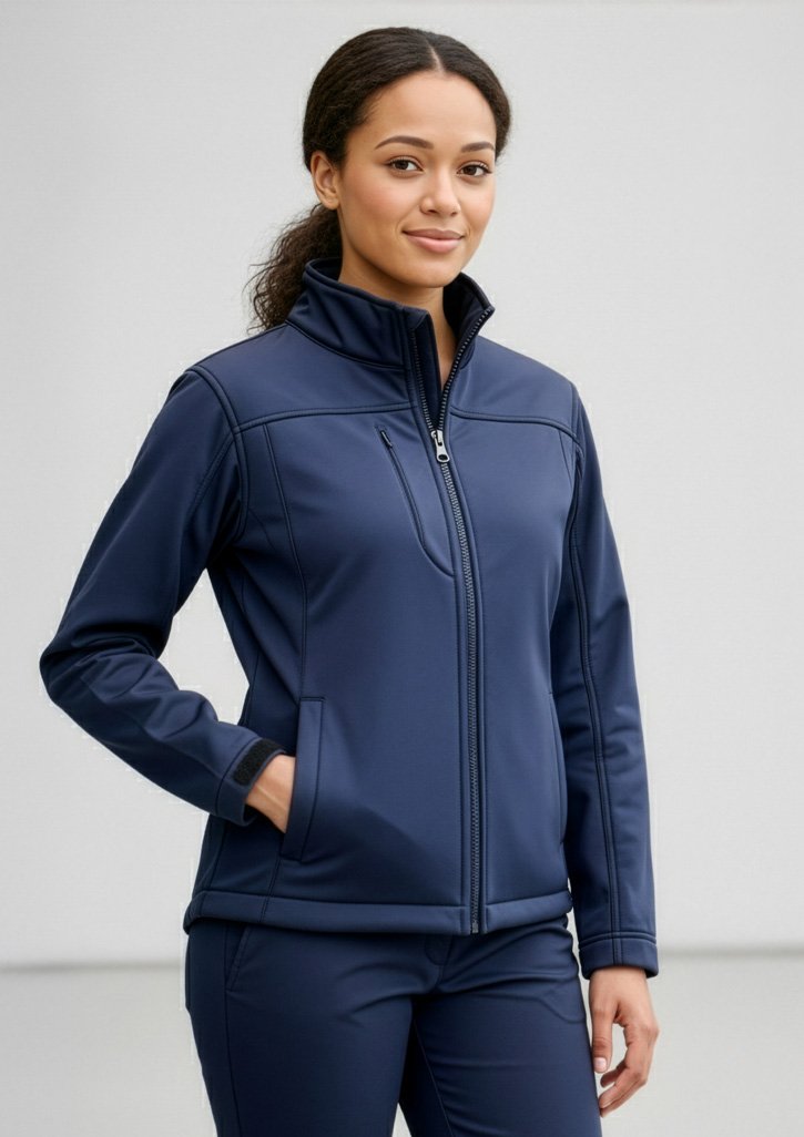 J3825_Talent_Navy_01 J3825 - Womens Softshell Jacket