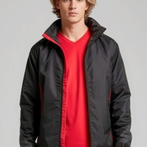 J408M_Talent_Black_Red_01 J408M - Unisex Razor Jacket