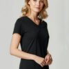 K819LS_Talent_Black_01 K819LS - Womens Lana Short Sleeve Top