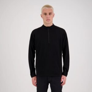 M90120Black-Fullbody-JPG-2 M901 - Alpine Merino 1/2 Zip - Men's