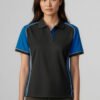 P10122_Talent_Black_Royal_White_01 P10122 - Womens Nitro Short Sleeve Polo
