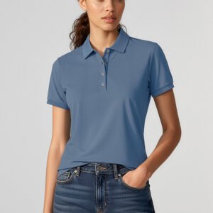 P105LS_Talent_GreySmoke_01_R_zw5esDR P105LS - City Womens Short Sleeve Polo
