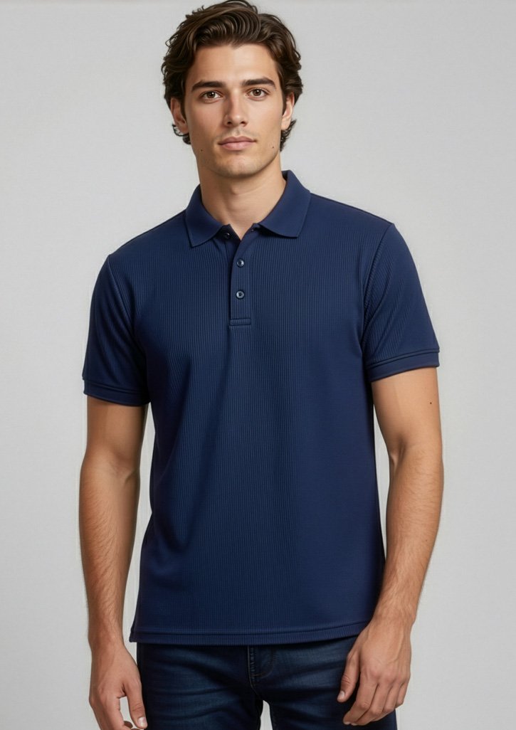 P3300 - Mens Micro Waffle Short Sleeve Polo