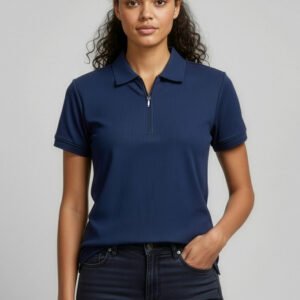 P3325 - Womens Micro Waffle Short Sleeve Polo