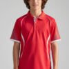 P405KS_Talent_Red_White_01_TjjLqAy P405KS - Kids Razor Short Sleeve Polo