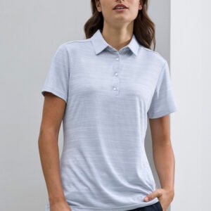 P410LS_Talent_Silver_01_RgdRBXi P410LS - Womens Orbit Short Sleeve Polo