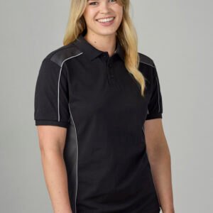 P413US - Unisex Grid Short Sleeve Polo
