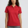 P604LS_Talent_Red_Silver_01_R_zWR9SHD P604LS - Womens Cyber Short Sleeve Polo