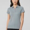 P706LS_Talent_Silver_01_hlLSVlW P706LS - Womens Profile Short Sleeve Polo