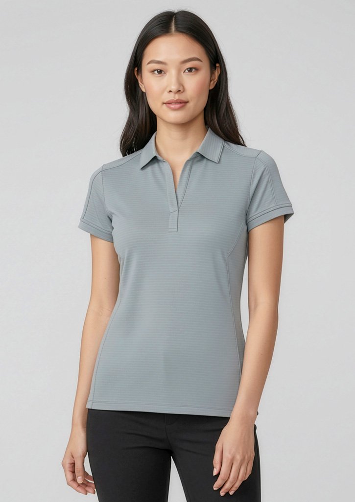 P706LS_Talent_Silver_01_hlLSVlW P706LS - Womens Profile Short Sleeve Polo