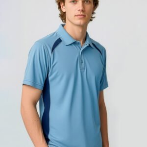 P7700 - Mens Splice Short Sleeve Polo