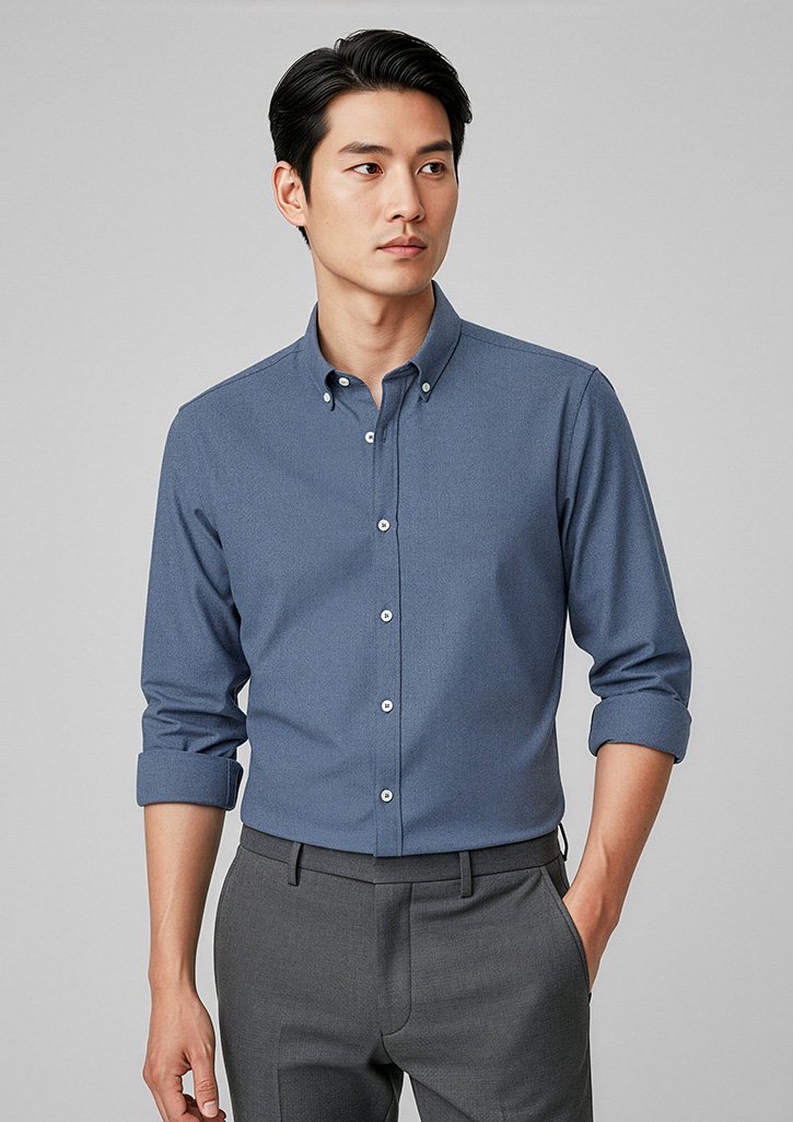 S127ML - Mens Memphis Long Sleeve Shirt