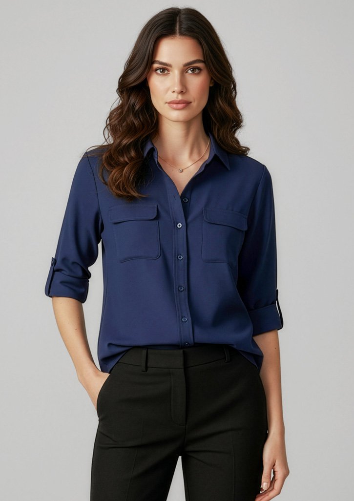 S626LL - Womens Madison Long Sleeve Shirt