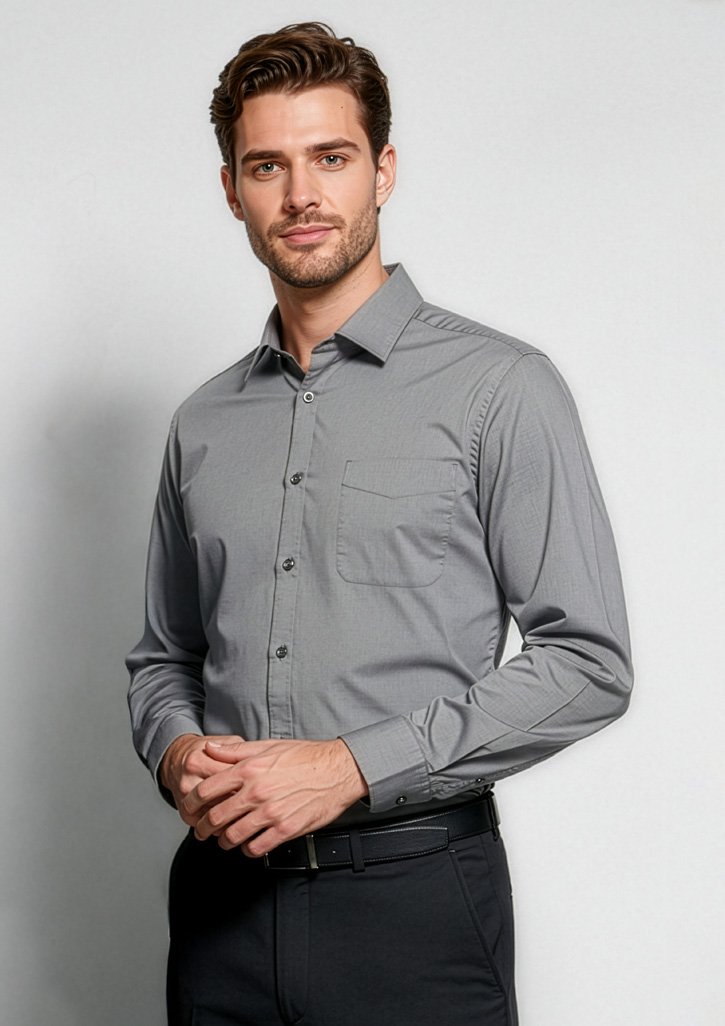 S770ML - Mens Monaco Long Sleeve Shirt