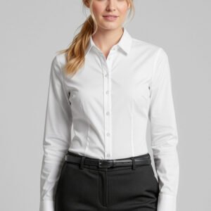 S912LL_Talent_White_01_R S912LL - Womens Regent Long Sleeve Shirt
