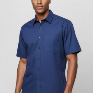 SH817 - Mens Micro Check Short Sleeve Shirt