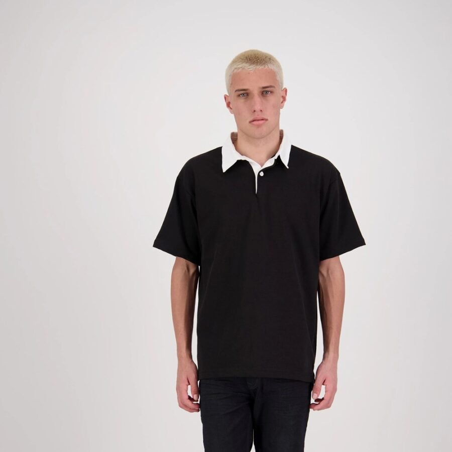 SS-RJP20Black20White-Fullbody-1-2 SS-RJP - Short-Sleeved Rugby Jersey