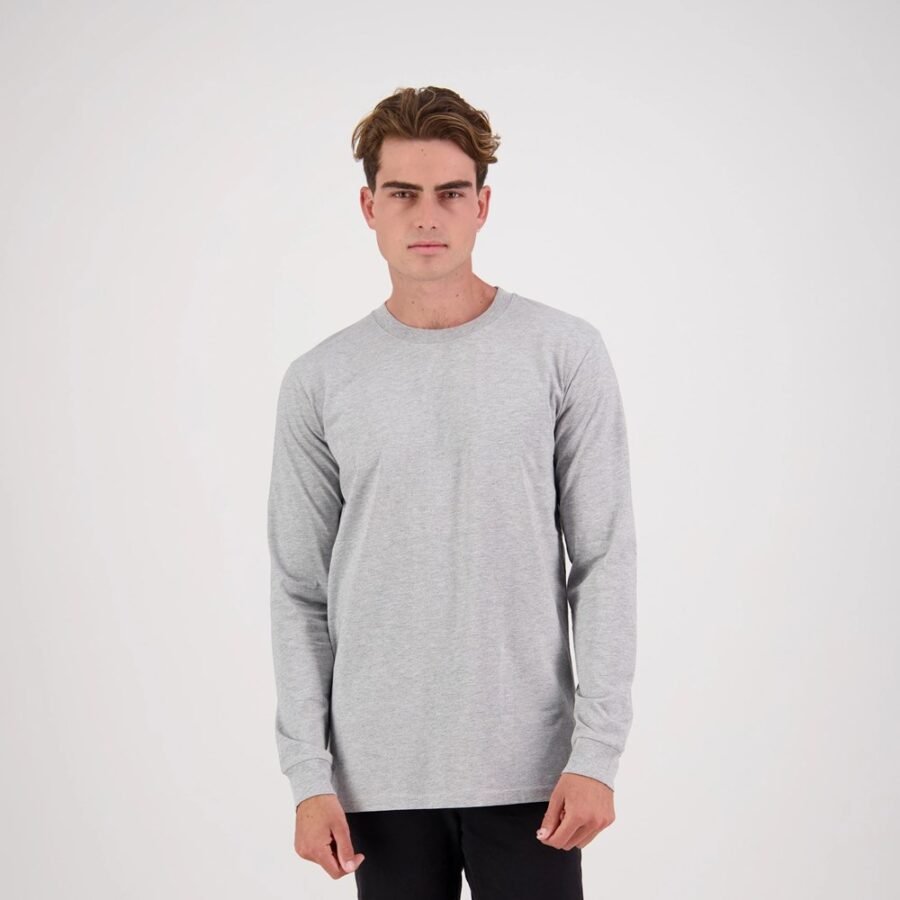 T40320Grey20Marle-Fullbody-1-1 T403 - Loafer Tee - Men's