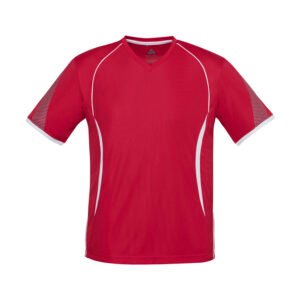 T406KS_Product_RedWhite_01_PRDSQIN T406KS - Razor Kids Short Sleeve Tee
