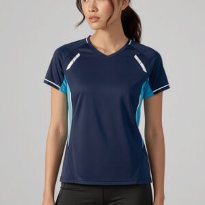 T701LS_Talent_Navy_Sky_Silver_01_R_0w4HtcZ T701LS - Womens Renegade Short Sleeve Tee