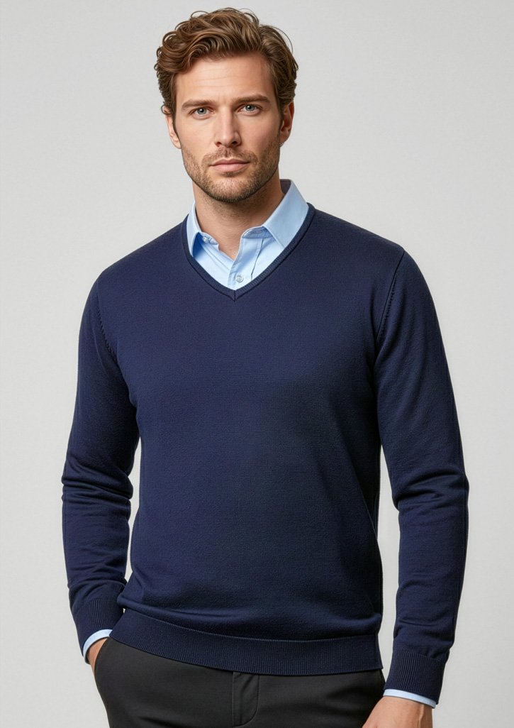 WP417M_Talent_Navy_01_WRKLwB1 WP417M - Mens Milano Pullover