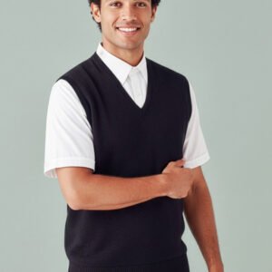 WV619M_Talent_Black_01 WV619M - Mens Milano Vest