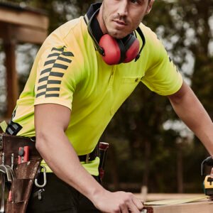 ZH320_Talent_01_C8p8m3T ZH320 - Mens Hi Vis Komodo Short Sleeve Polo