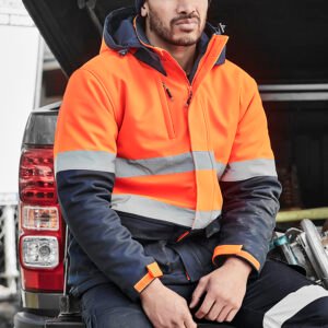 ZJ553_Talent_01_r59GvW9 ZJ553 - Unisex Hi Vis Antarctic Softshell Jacket