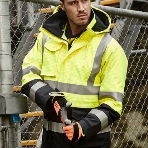 ZJ900_Talent_01_kpkWphI ZJ900 - Mens Orange Flame Arc Rated Antistatic Waterproof Jacket