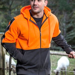 ZT485 - Unisex Hi Vis Full Zip Hoodie