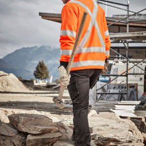 ZT660 - Unisex Hi Vis X Back Rail Jumper