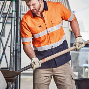 ZW835_Talent_01_iqdtht3 ZW835 - Mens Rugged Cooling Hi Vis Taped Short Sleeve Shirt