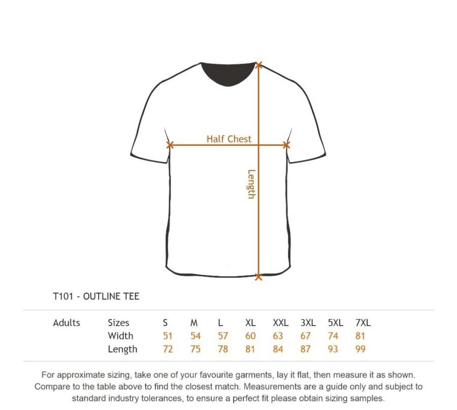 T101X - Outline Tee - Plus Sizes