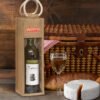 108039 - Serena Jute Wine Carrier