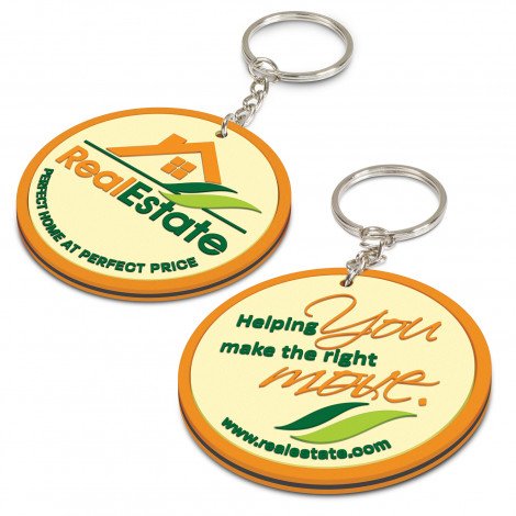 111770 - PVC Key Ring Small - Both Sides Moulded
