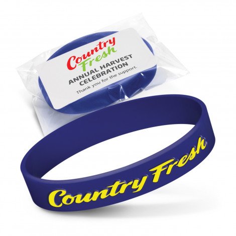 112806 - Silicone Wrist Band - Embossed