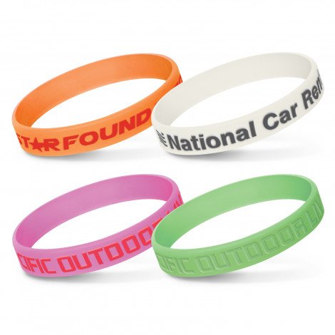 112807 - Silicone Wrist Band - Glow in the Dark