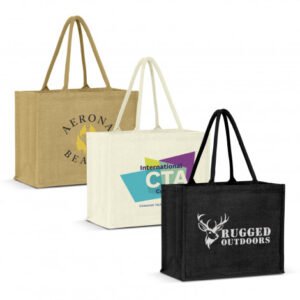 115325-0.jpg 115325 - Torino Jute Tote Bag - Colour Match
