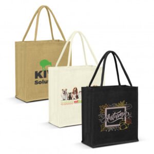 115326-0.jpg 115326 - Lanza Jute Tote Bag - Colour Match