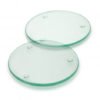 116396 - Venice Glass Coaster Set of 2 - Round