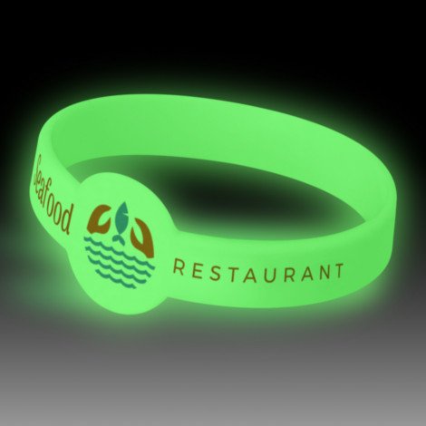 117057 - Xtra Silicone Wrist Band - Glow in the Dark