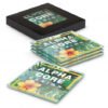 120166 - Venice Glass Coaster Set of 4 Square - Full Colour
